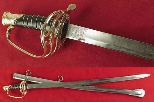 Replica of Confederate Foot Officer's Sword